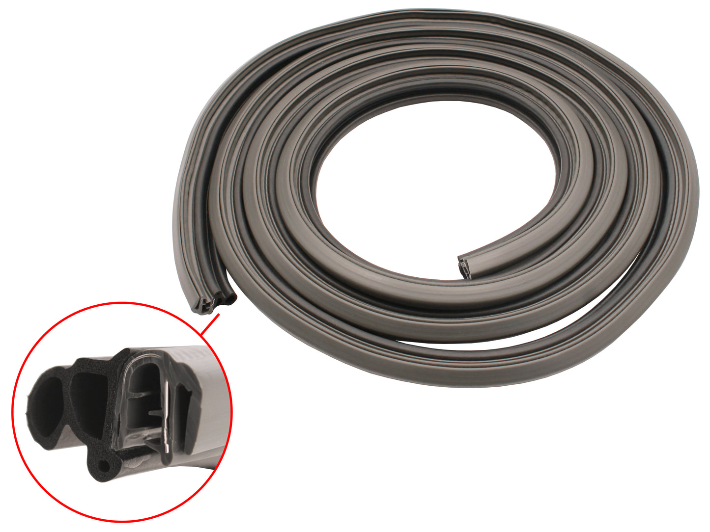 Door Rubber Kit VN VP VR VS Rear Sedan Wagon Grey - DRKVN2GR