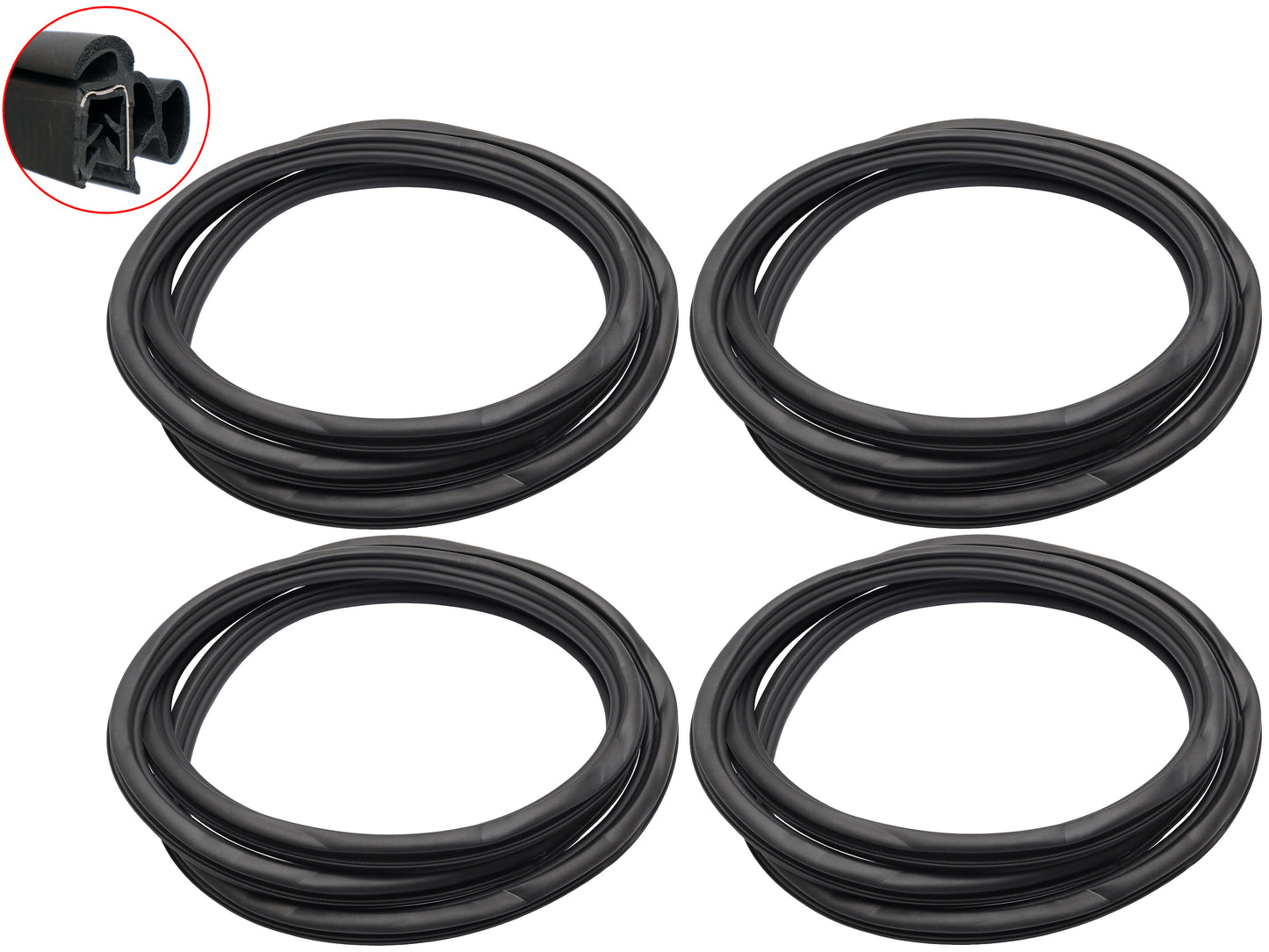 Door Seal Kit VT VX VY VZ WH WK WL Sedan (Four Door Set) - DSKVTS