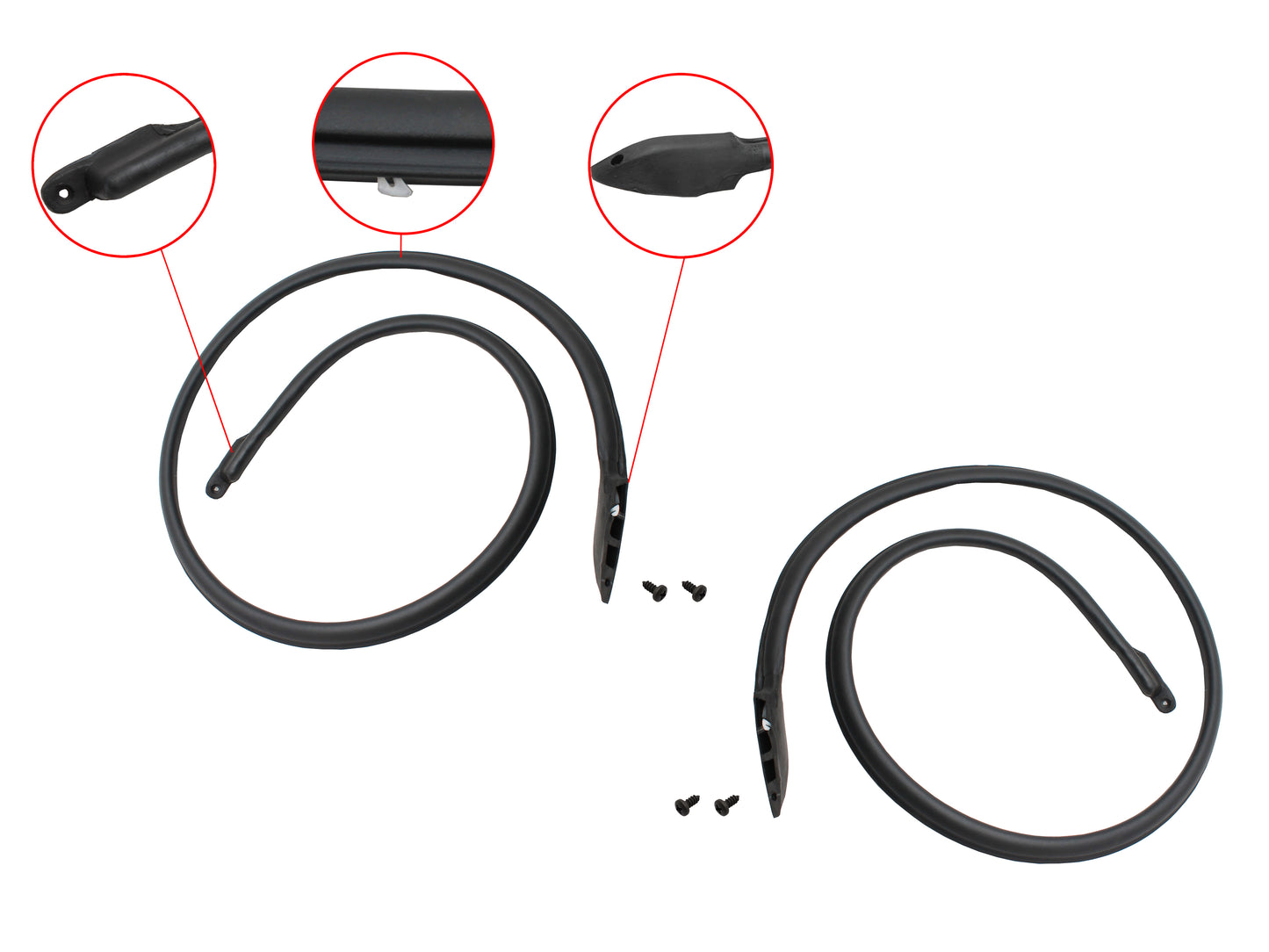 Door Seal Kit XA ZF Sedan Wagon No Pinchweld - DSKXA2