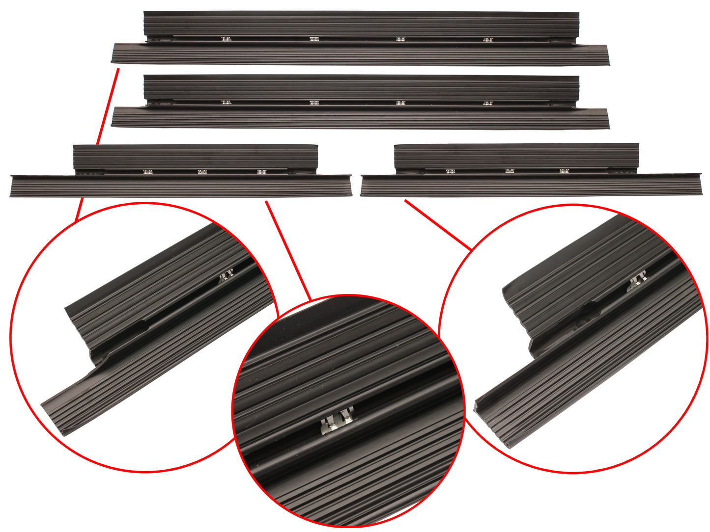 Scuff Plate Kit VB VC VH VK VL Commodore Front & Rear (4) - DSP1008