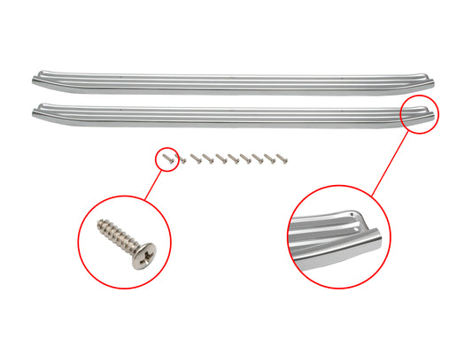 Scuff Plates LC LJ Coupe Chrome Plated Pair - DSP1025