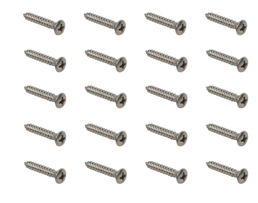 Scuff Plate Screw Kit Stainless Steel 20 Pcs - DSS0001