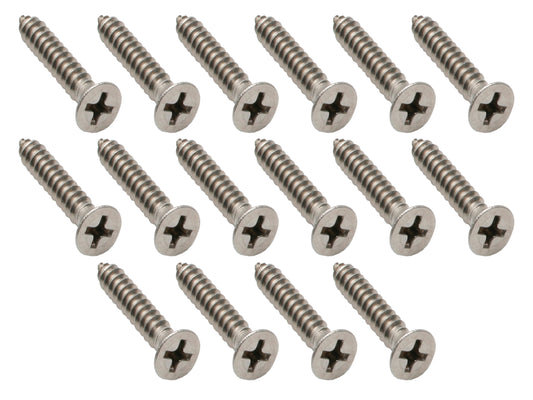 Scuff Plates Screw Kit For Chrome Stainless Steel - DSS1003