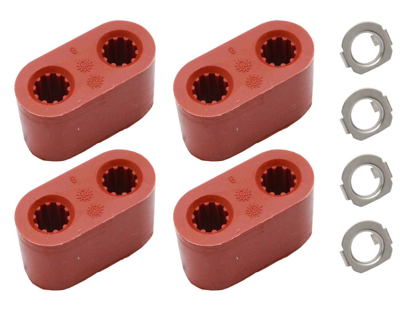 Exhaust Muffler Rubber Hanger Kit VP VR VS VT VX VY VZ V6 Kit (4) - EB1007