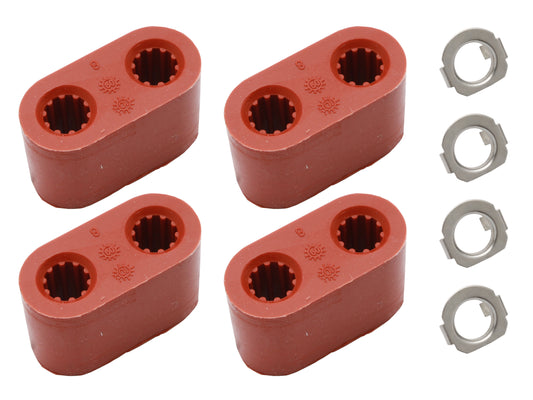 Exhaust Muffler Rubber Hanger Kit VP VR VS VT VX VY VZ V6 Kit (4) - EB1007