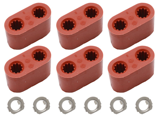 Exhaust Muffler Rubber Hanger Kit VP VR VS VT VX VY VZ V8 Kit (6) - EB1008