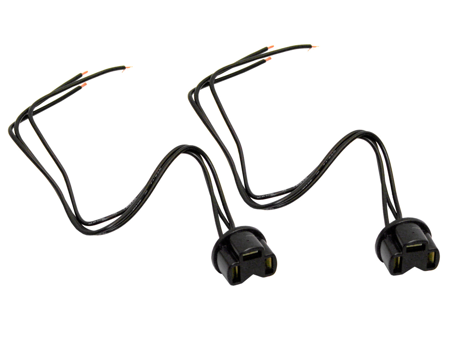 Globe Socket Headlight 3 Pin Round H4 (2Qty) - EC0004