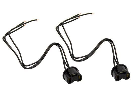 Globe Socket Headlight 3 Pin Round H4 (2Qty) - EC0004