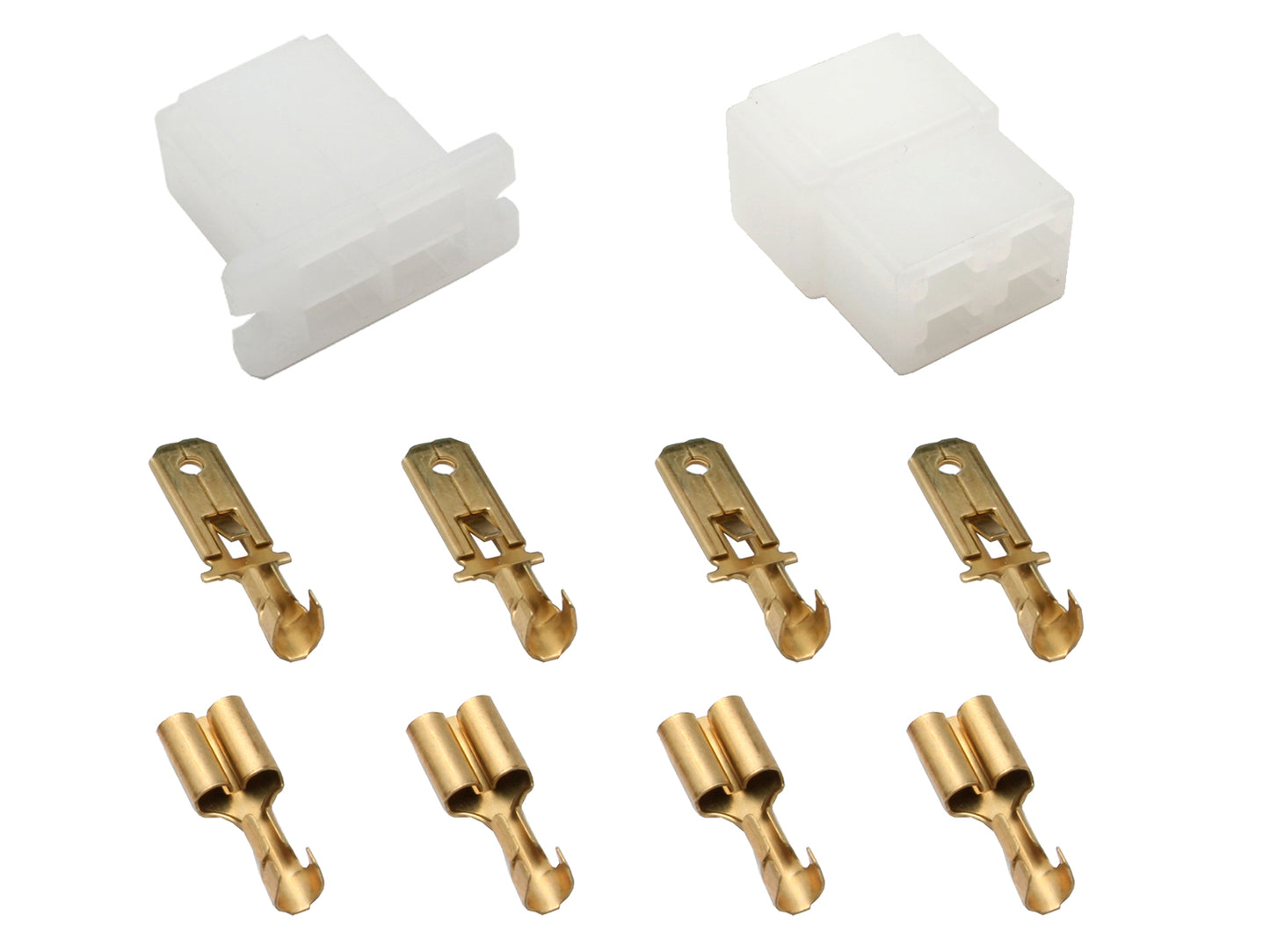 Connector Body & Terminal Female Male LC-WB 4 Pin - EC1008