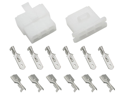 Connector Body & Terminal Female Male LC-WB 6 Pin - EC1009