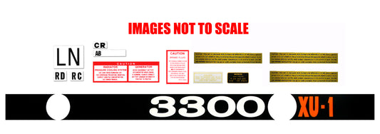 Engine Decal Kit LJ XU1 - ED1015