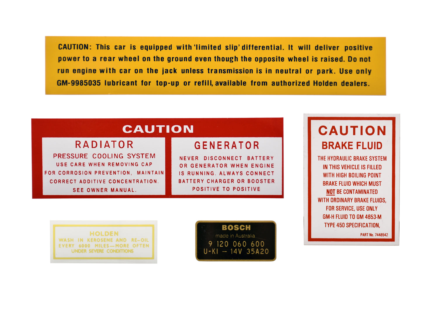 Decal Supplementary Kit HD HR HK HT HG - ED1040