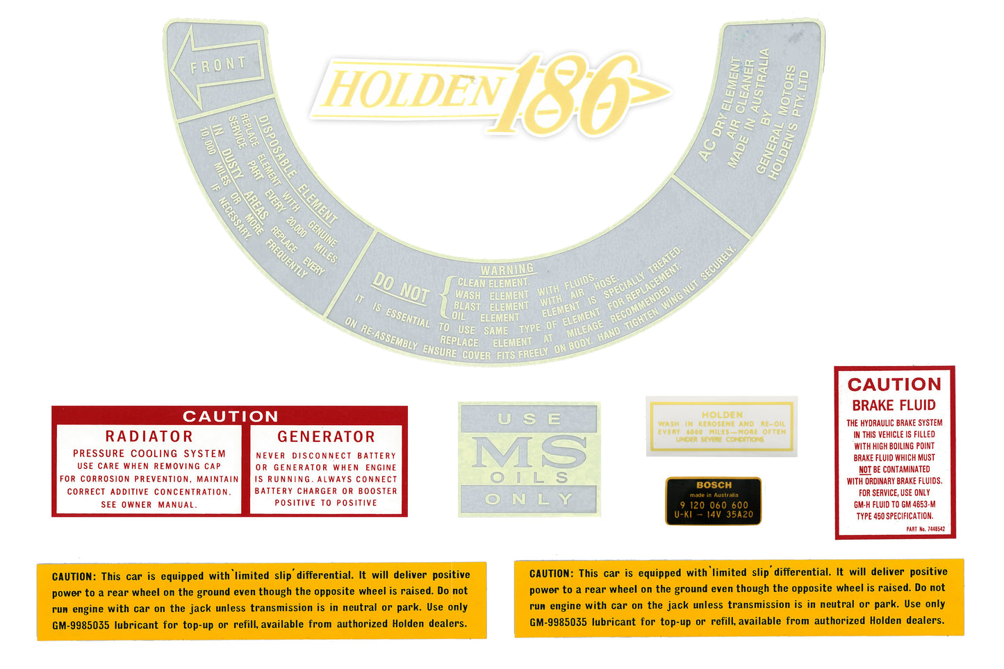 Decal Kit HK HT HG 186 - ED1045
