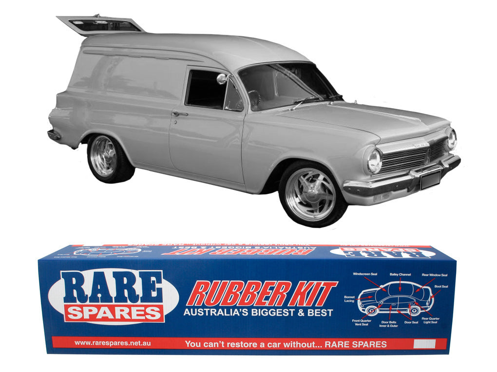 Body Rubber Kit Holden EH Panelvan Black - EH3