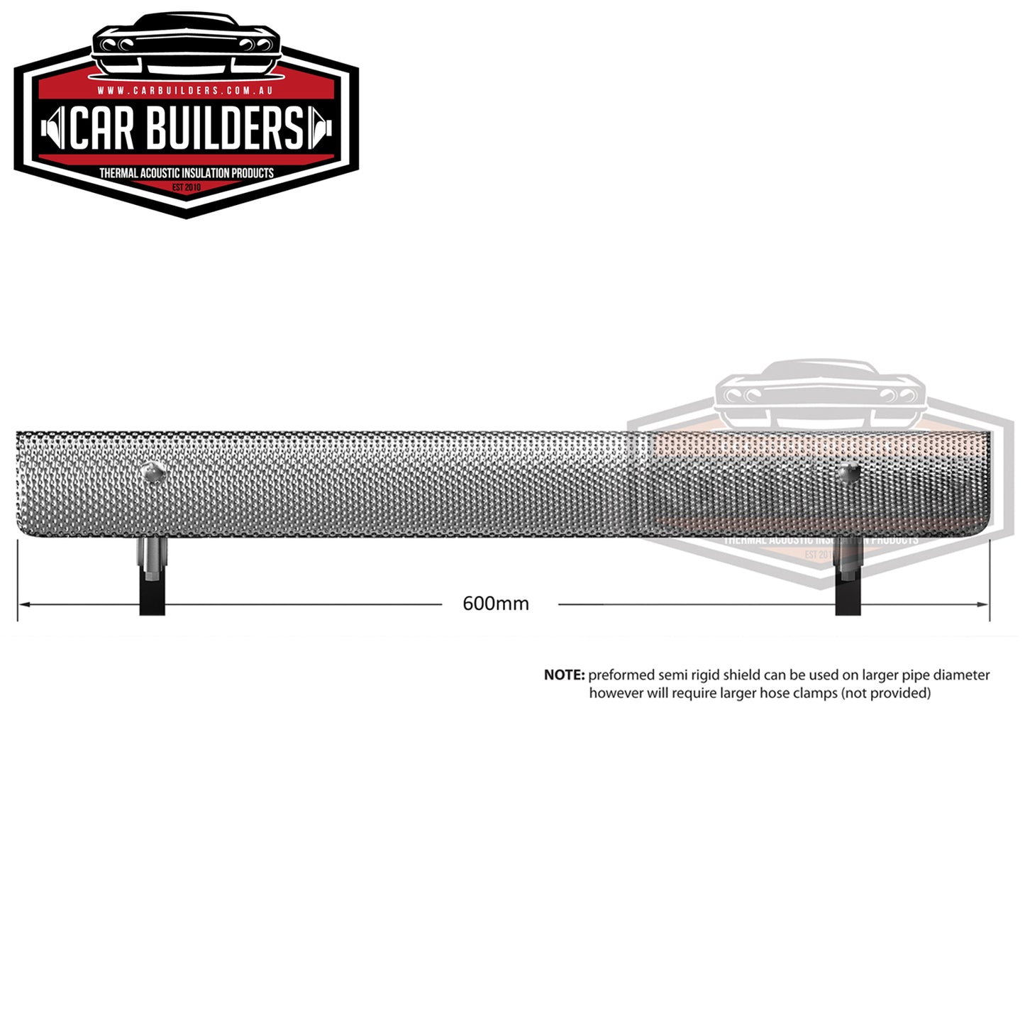 Car Builders Exhaust Heat Shield Kit - EHSCKIT