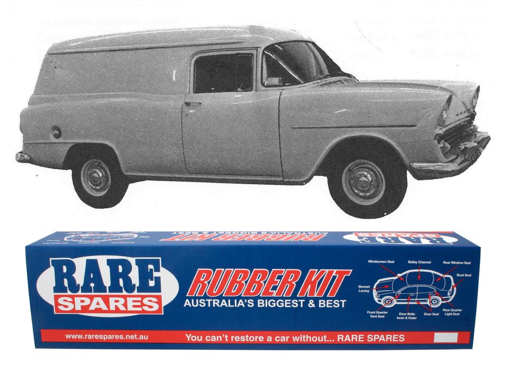 Body Rubber Kit Holden EK Panel Van - EK2