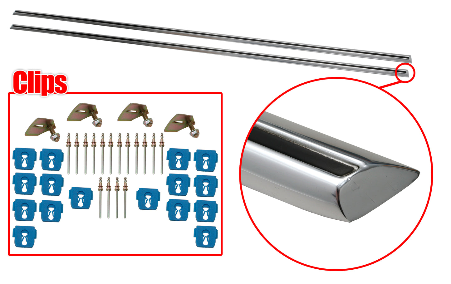 Sill Moulding Kit (Left, Right & Clips) XW XY GT - F2031