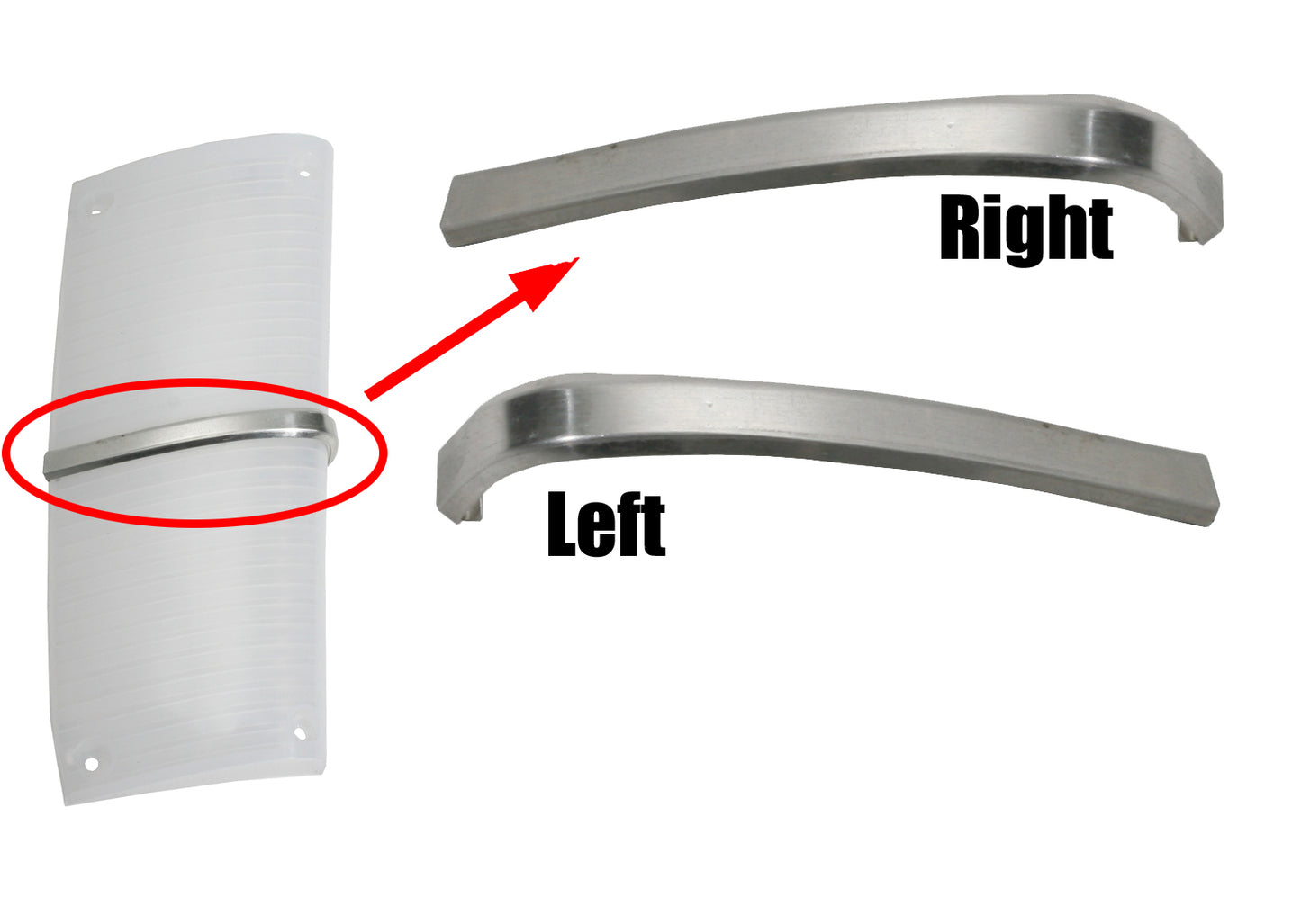 Front Indicator Lens Moulding Kit Falcon XW LH&RH - F2054