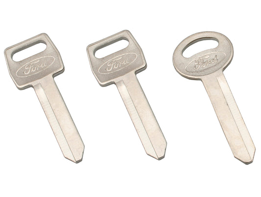 Mixed Head Blank ‘Ford’ Key Set Ford XR XT XW XY XA XB XC XD XE XF ZA-ZL - F2184