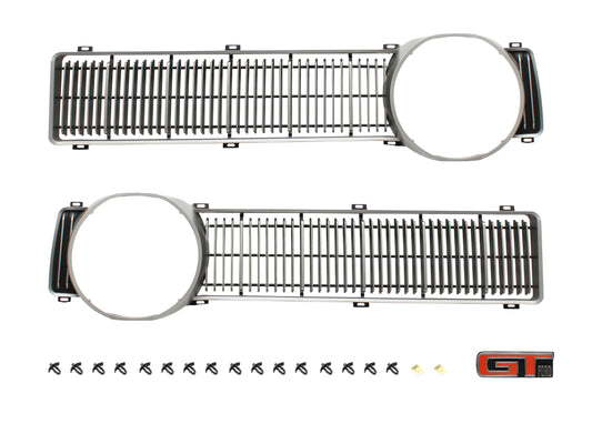 Grille Inserts XY GT Pair With Badge & Fitting Kit - F2227A