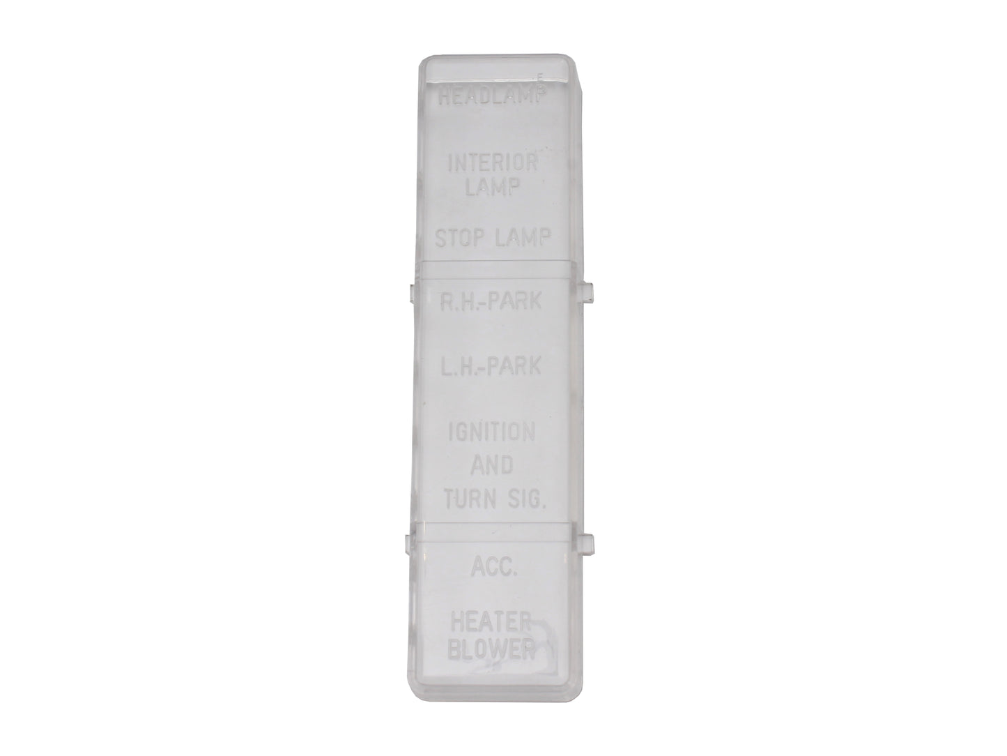 Fuse Box Cover Ford XA XB ZF ZG - F2436