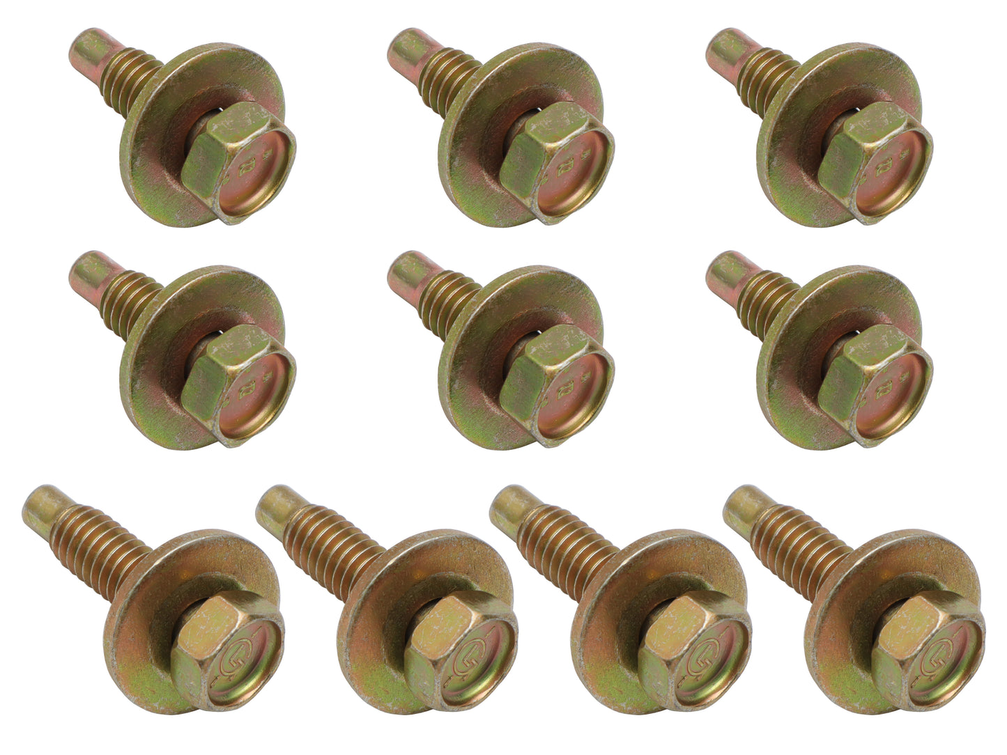 Bonnet Hinge Bolt Kit XA XB XC ZF ZG ZH Yellow Zinc - FK2051