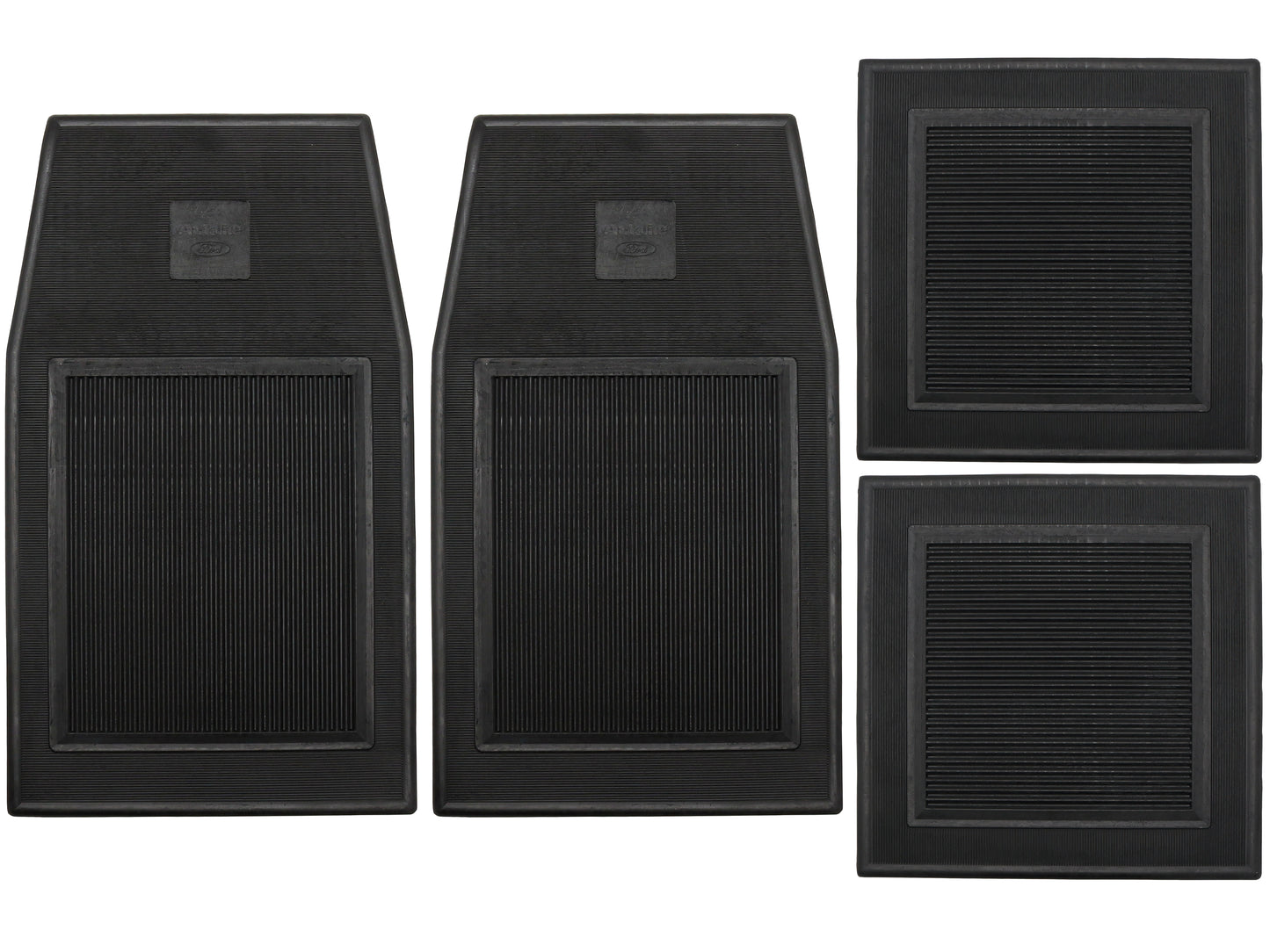 Mat Rubber Set of 4 Ford "Autolite" - F2526