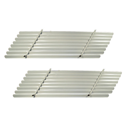 Side Window Venetian Blind Pair (White) Ford XR XT XW XY Wagon - FD0905W