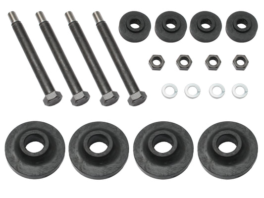 Front End Mounting Rubber & Bolt Kit Holden 48 FX FJ (HR Crossmember) - FEK2B