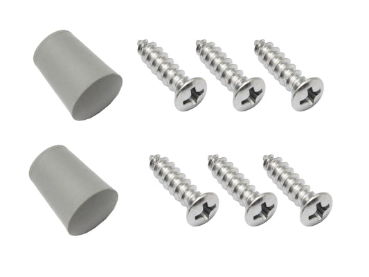 Sun Visor Screws & Tips Kit Grey XT XW XY XA XB XC XD XE XF ZB-ZL FC-FE - FK2017