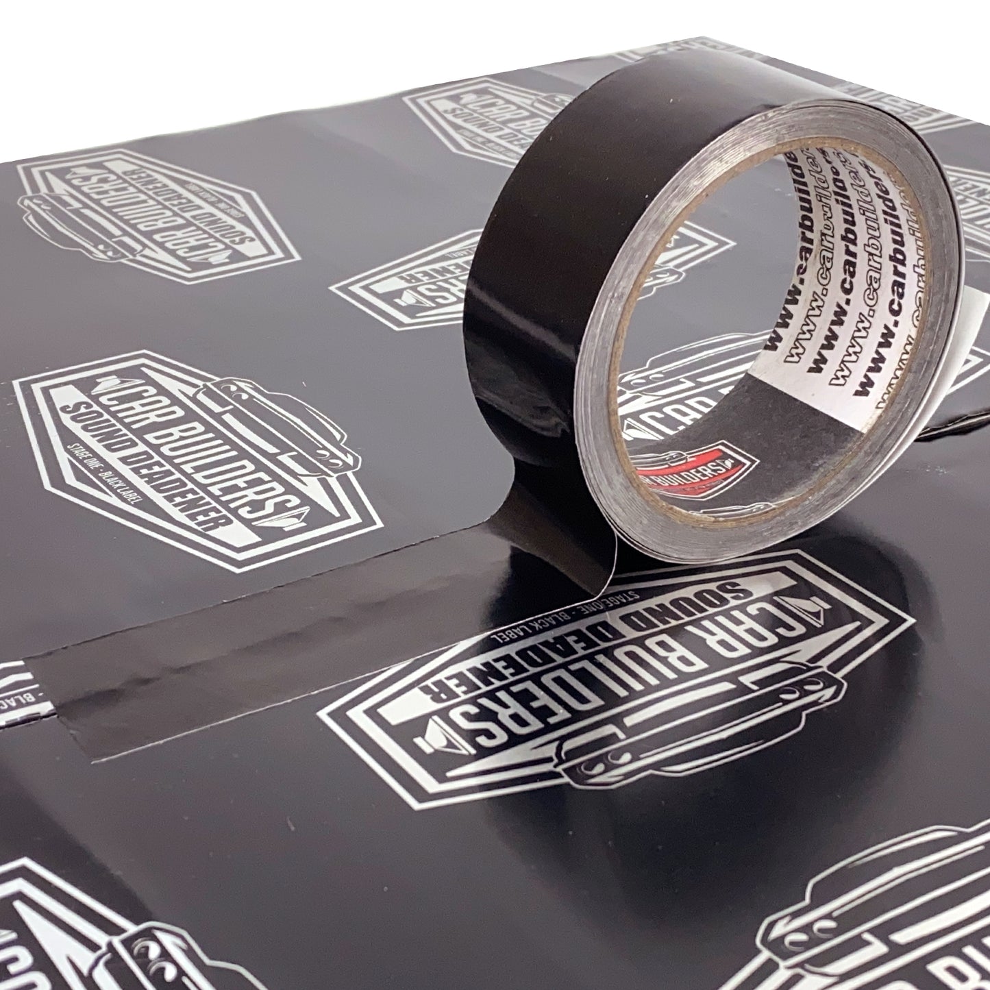 Car Builders Black Aluminium Foil Tape - FTBLK
