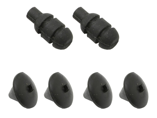 Number Plate Grommet & Mount Rubbers F & R LC LJ - G1001C