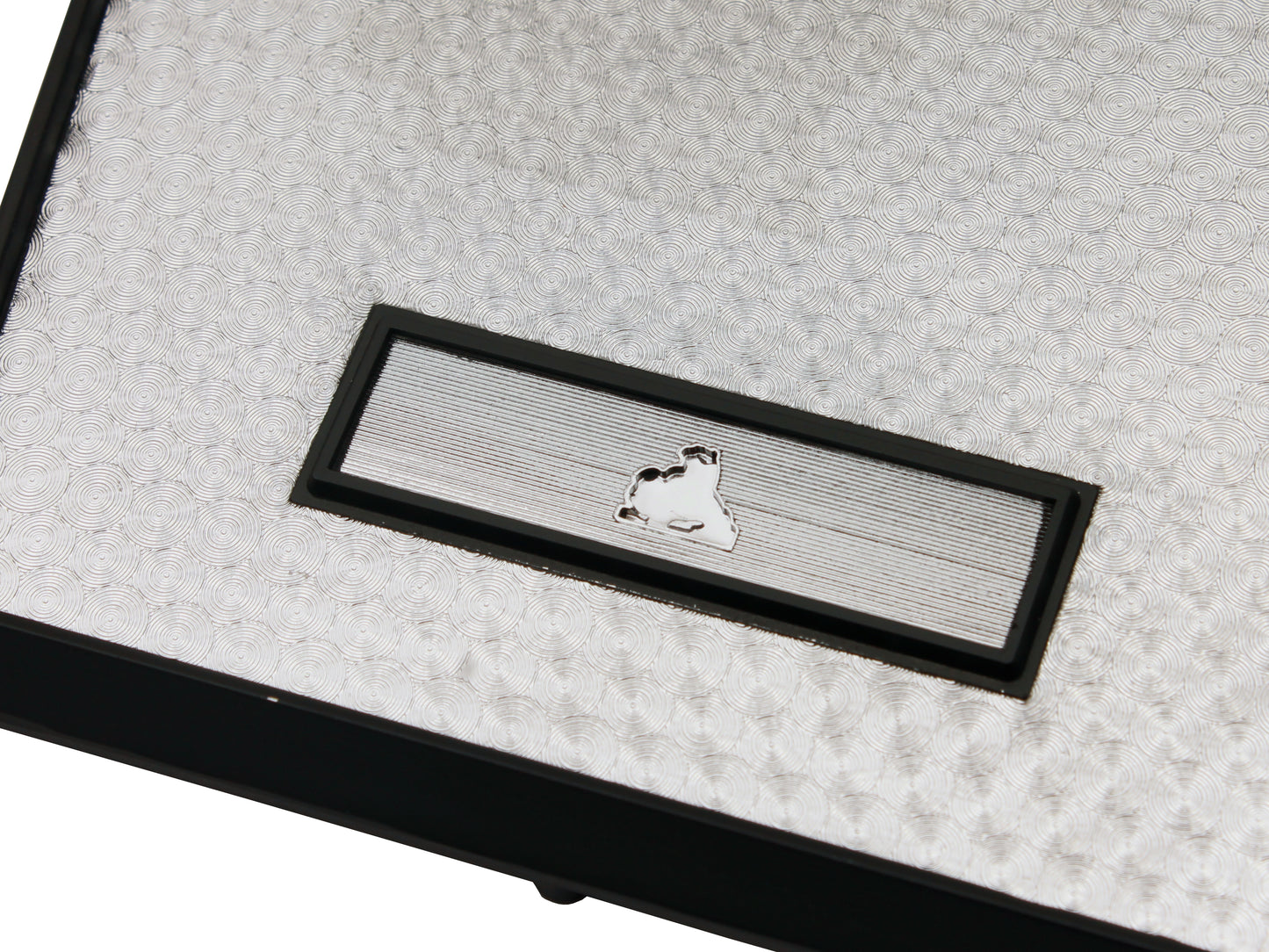 Console Lid Suit HQ GTS Chrome Fish Scale With Hinge - CL1000