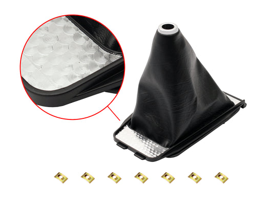 Gear Shift Boot & Surround Early HQ GTS 4 S Silver - GSB1006