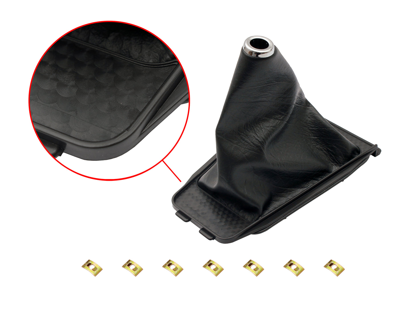 Gear Shift Boot & Surround Early HQ GTS 4 S Black - GSB1006A