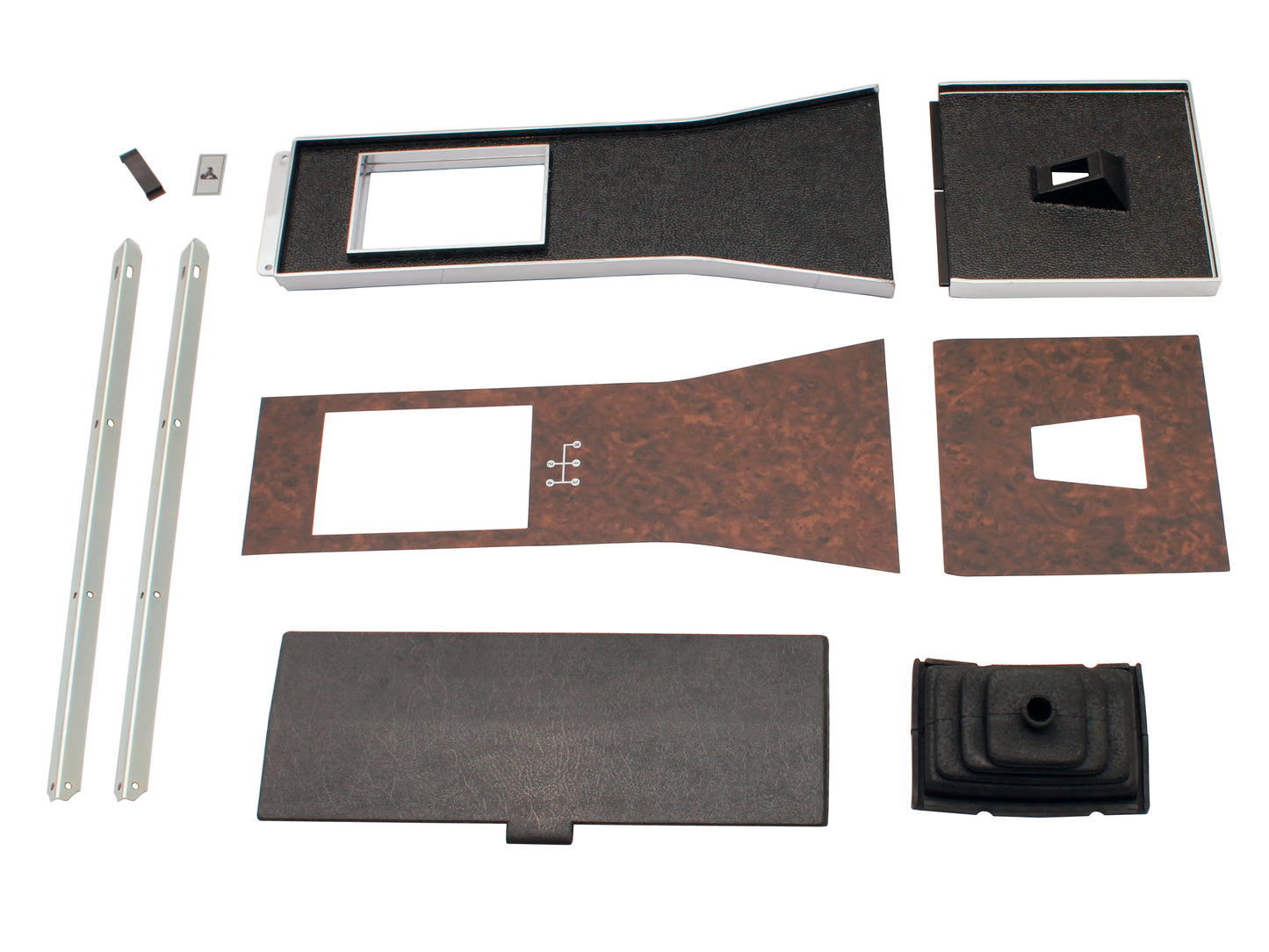Gear Shift Console Insert Kit HG Manual Walnut - GSB1011WN