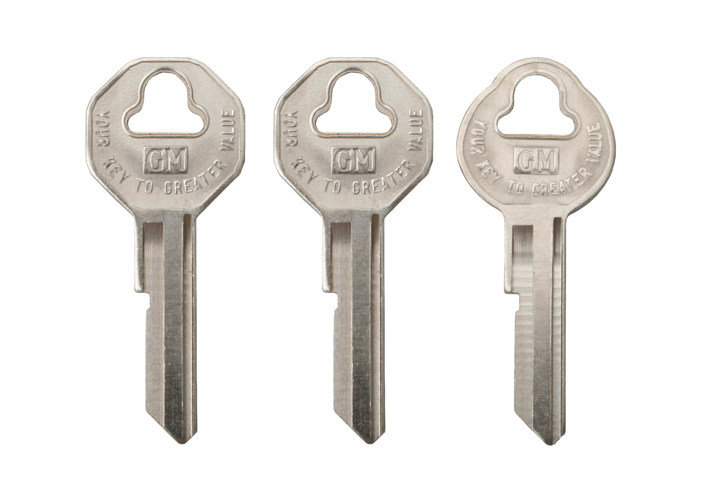 Mixed Head Blank ‘GM’ Key Set Holden FX-FB EK-EH HD-HG LC - H1078