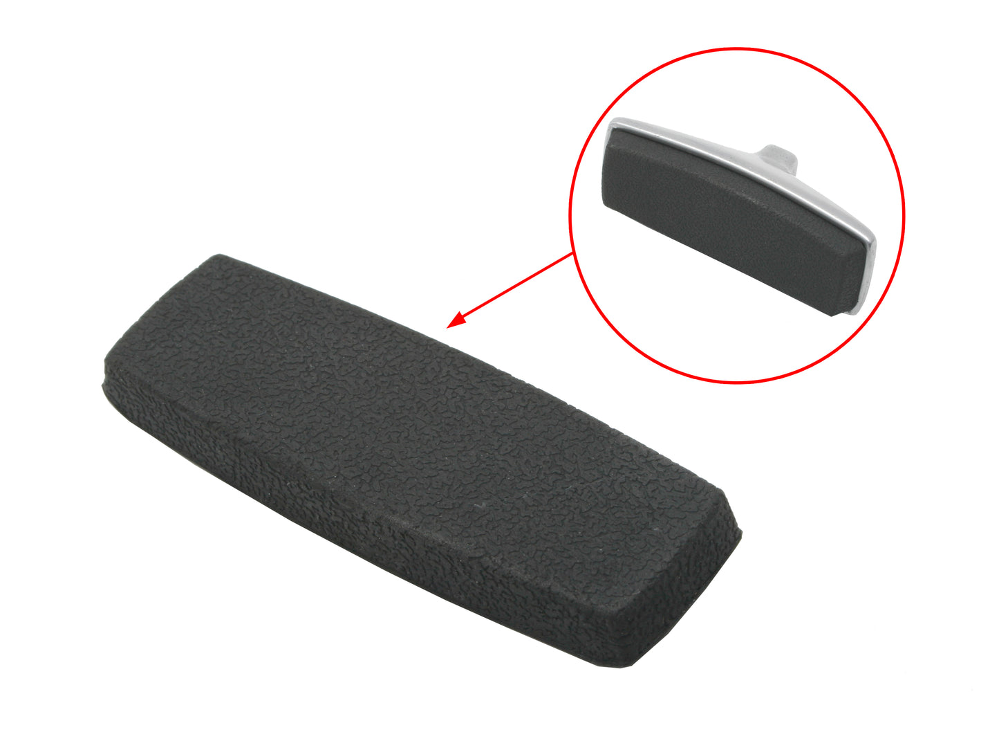 Rubber Insert Tee Bar Shifter Handle HT HG Auto - H1169