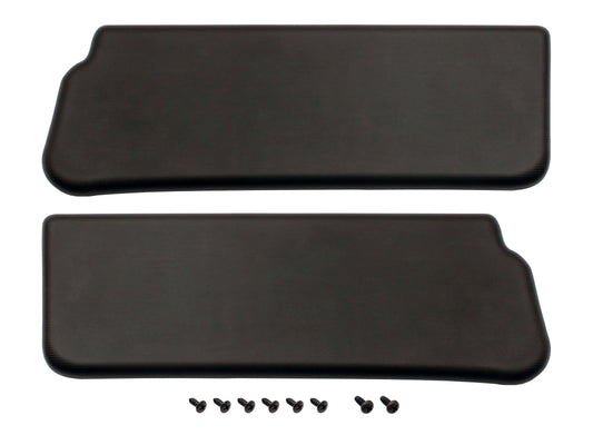 Sun Visor Interior Pair HQ HJ HX HZ LH LX UC Black Ribbed - H1280