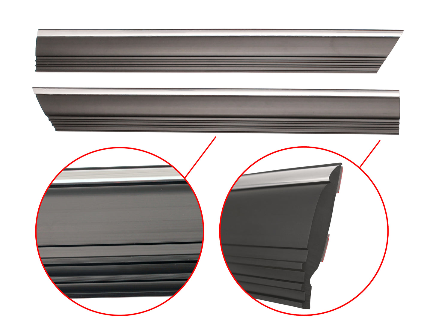 Body Moulding Kit Quarter Panel VH Wagon (Pair) - H1391B