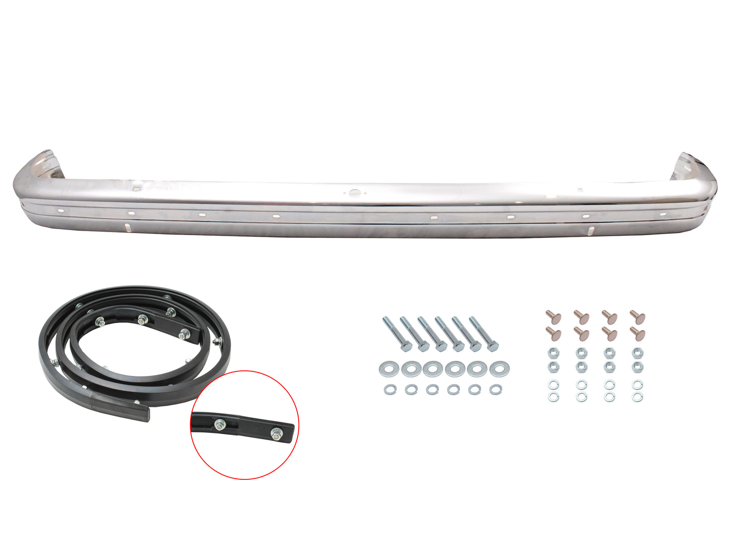 Bumper Bar Kit LH LX Rear (With Holes) - H1419