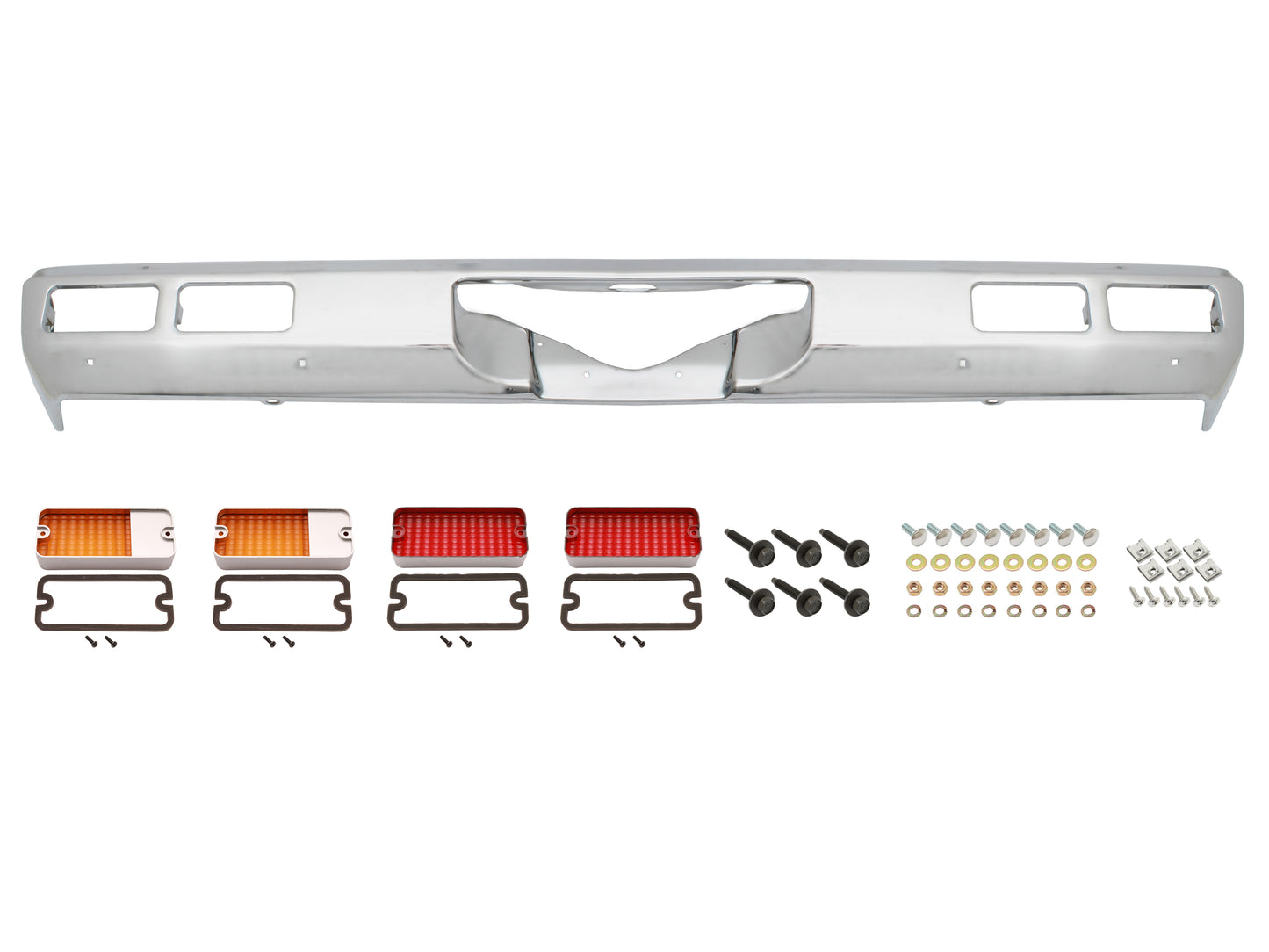 Bumper Bar Kit HQ Sedan Coupe Rear With Taillight & Indicator Lenses - H1428