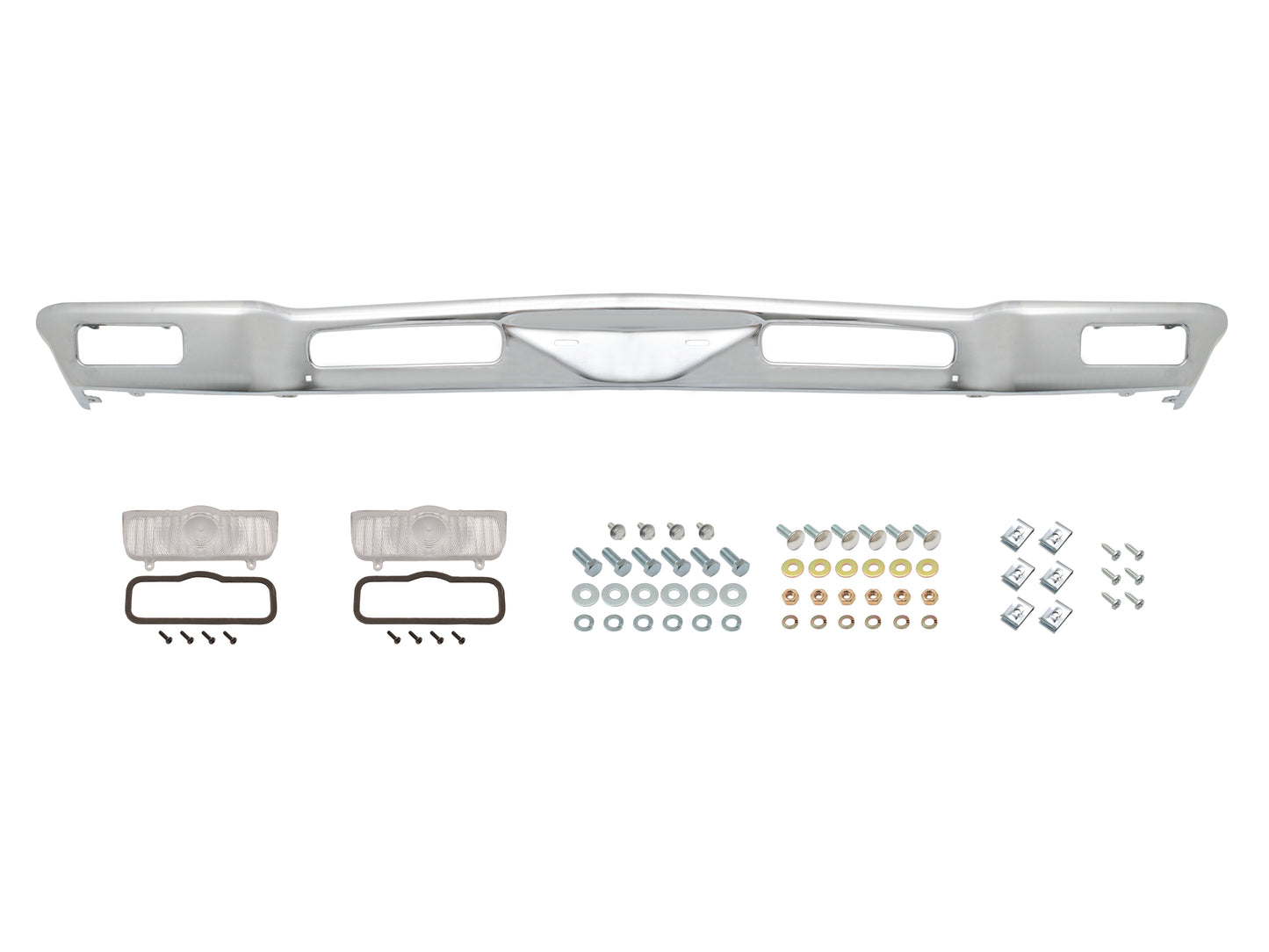 Bumper Bar Kit HQ Front With Clear Ind Lenses - H1430