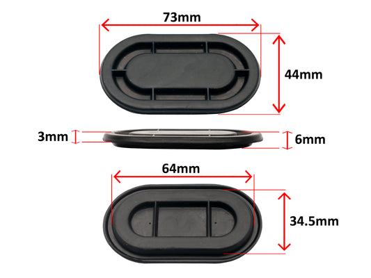 Grommet Plug Heater Firewall FB-HR Exc Premier - H1440