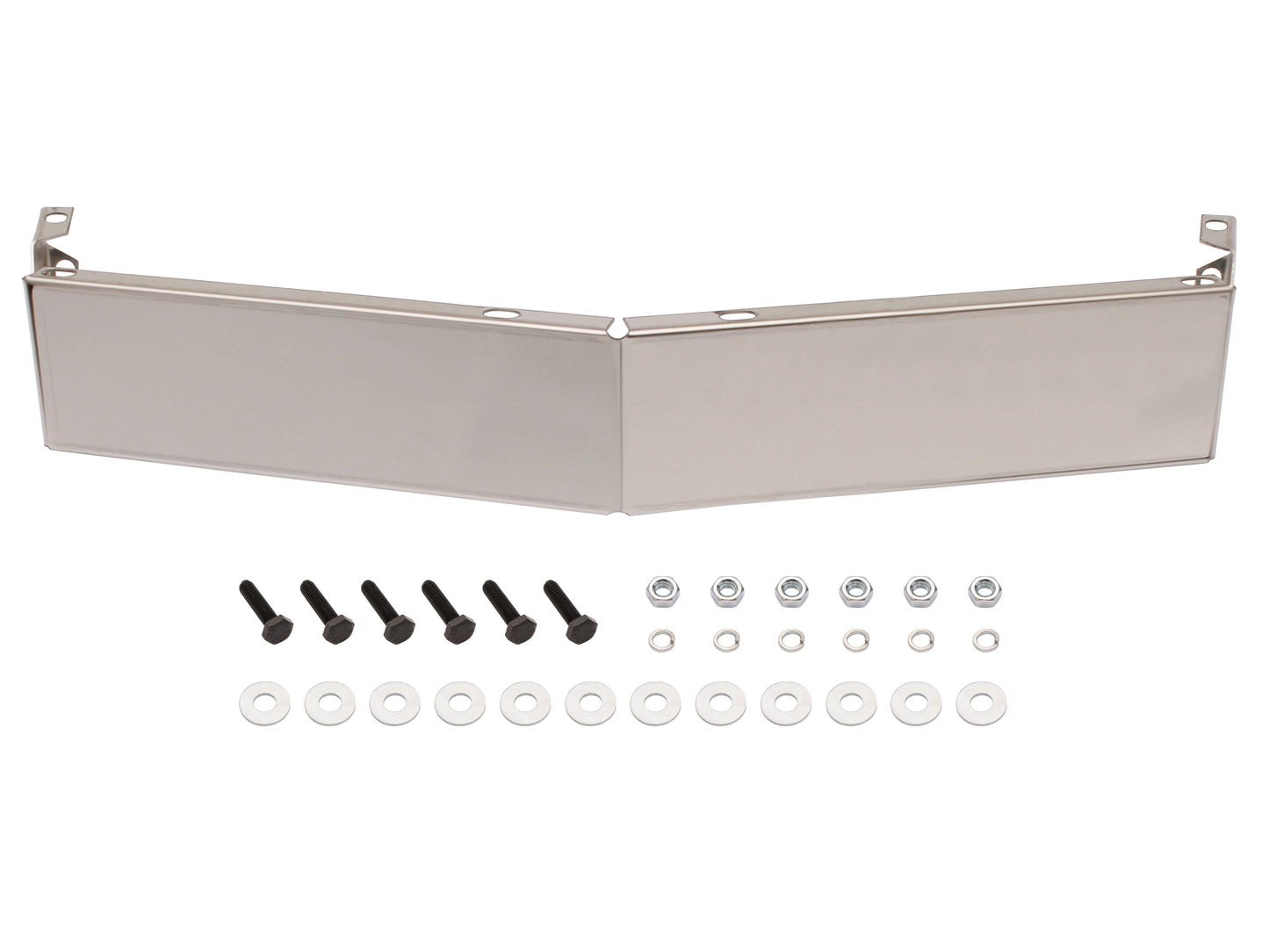 Air Dam & Fitting Kit Front LC LJ Polished Stainless "Chrome" - H1482