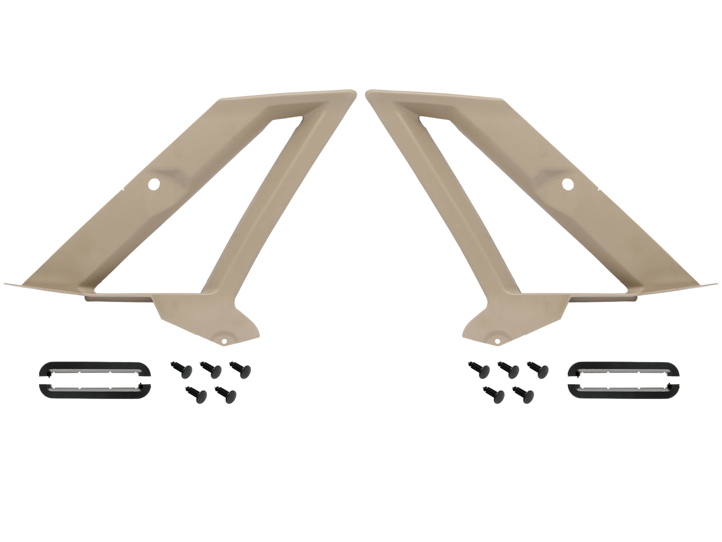 Rear Quarter Window Inner Trim Kit VK VL Sedan - H1485