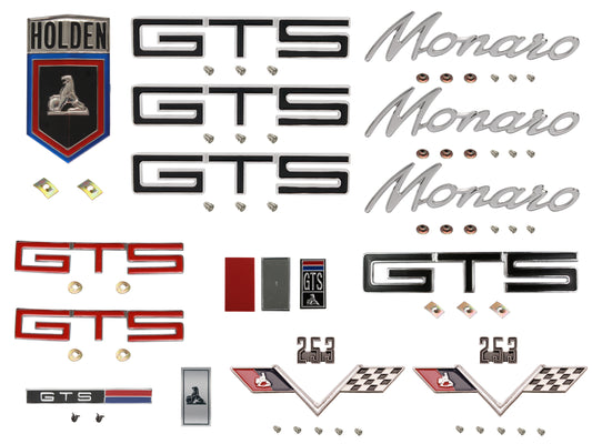 Badge Kit HG Holden Monaro GTS 253 - HGBK10