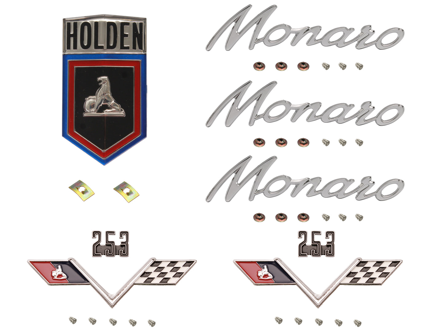 Badge Kit HG Holden Monaro 253 - HGBK7