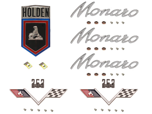 Badge Kit HG Holden Monaro 253 - HGBK7
