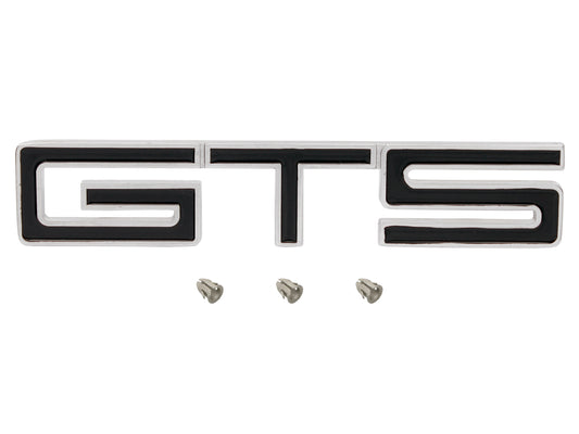 Holden - GTS -  Badge Black x1 HK HT Monaro Guard + Boot lid fender trunk - B1006